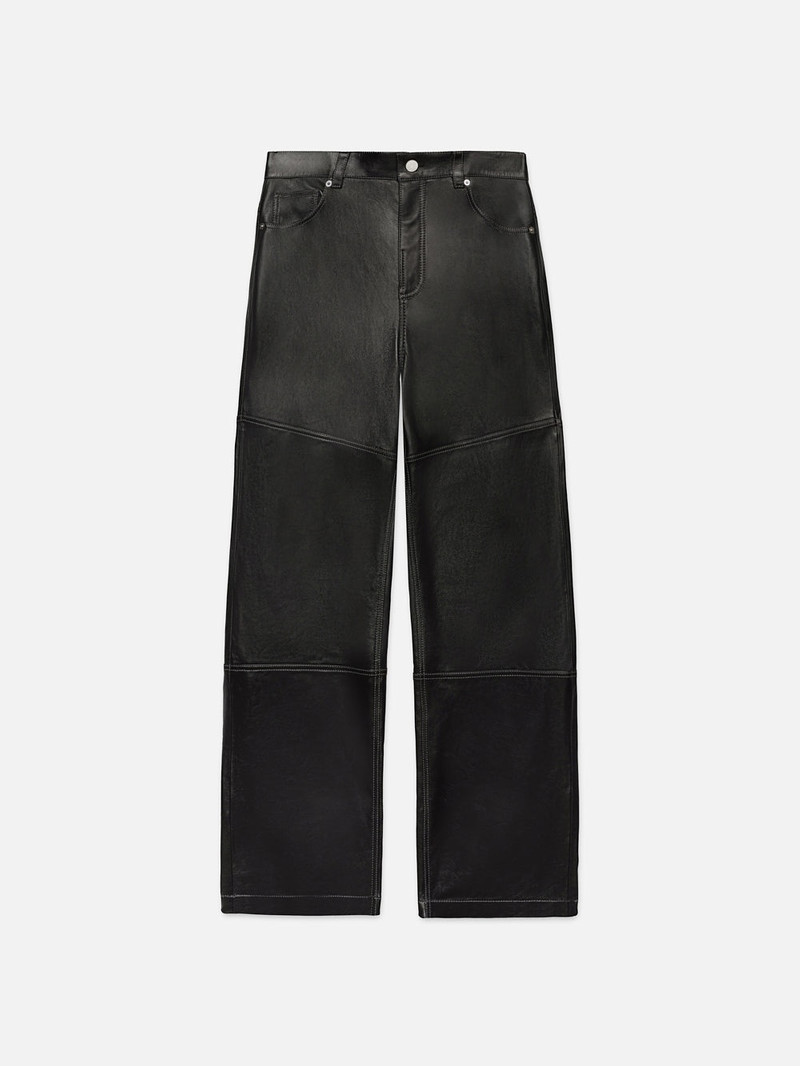 Leather Trouser in Black 1