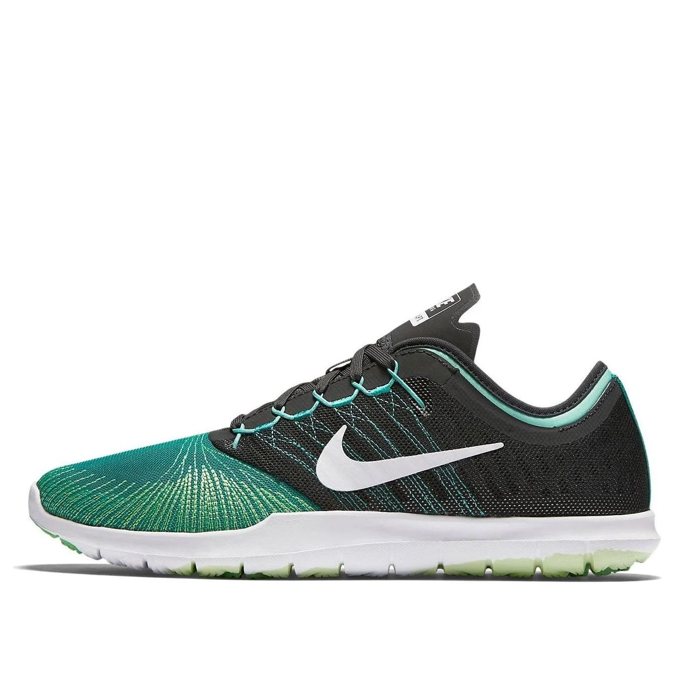 (WMNS) Nike Flex Adapt TR 'Black White Green' 831579-301 - 1