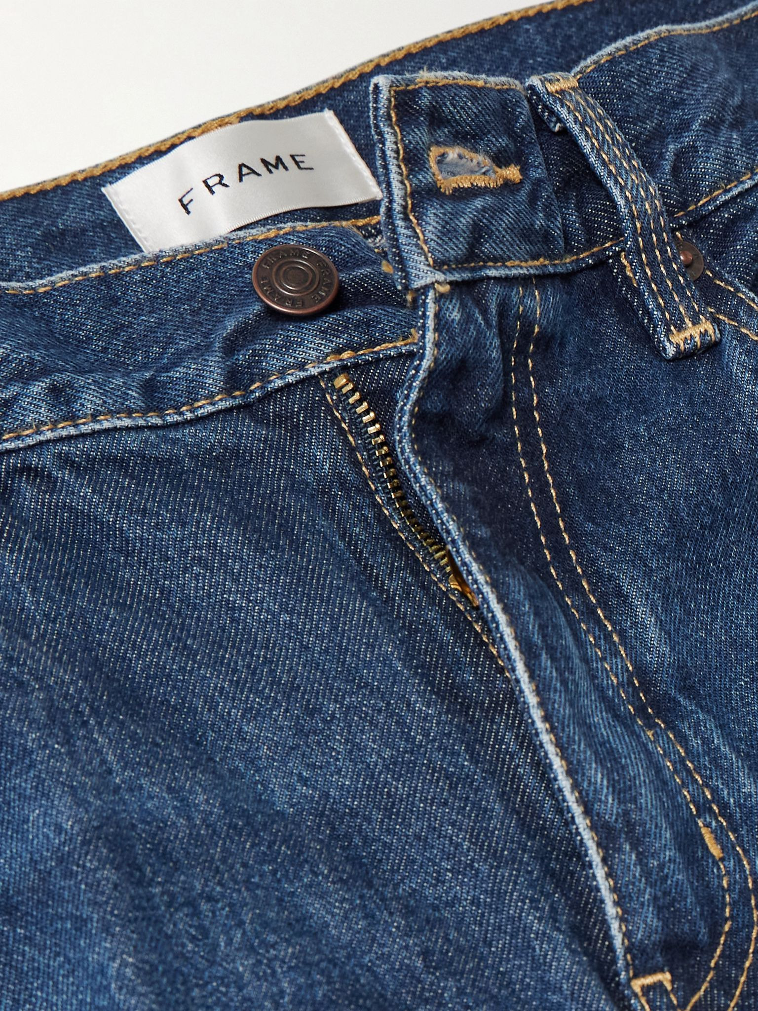 The Cuffed Wide mid-rise wide-leg jeans Dark denim - 5