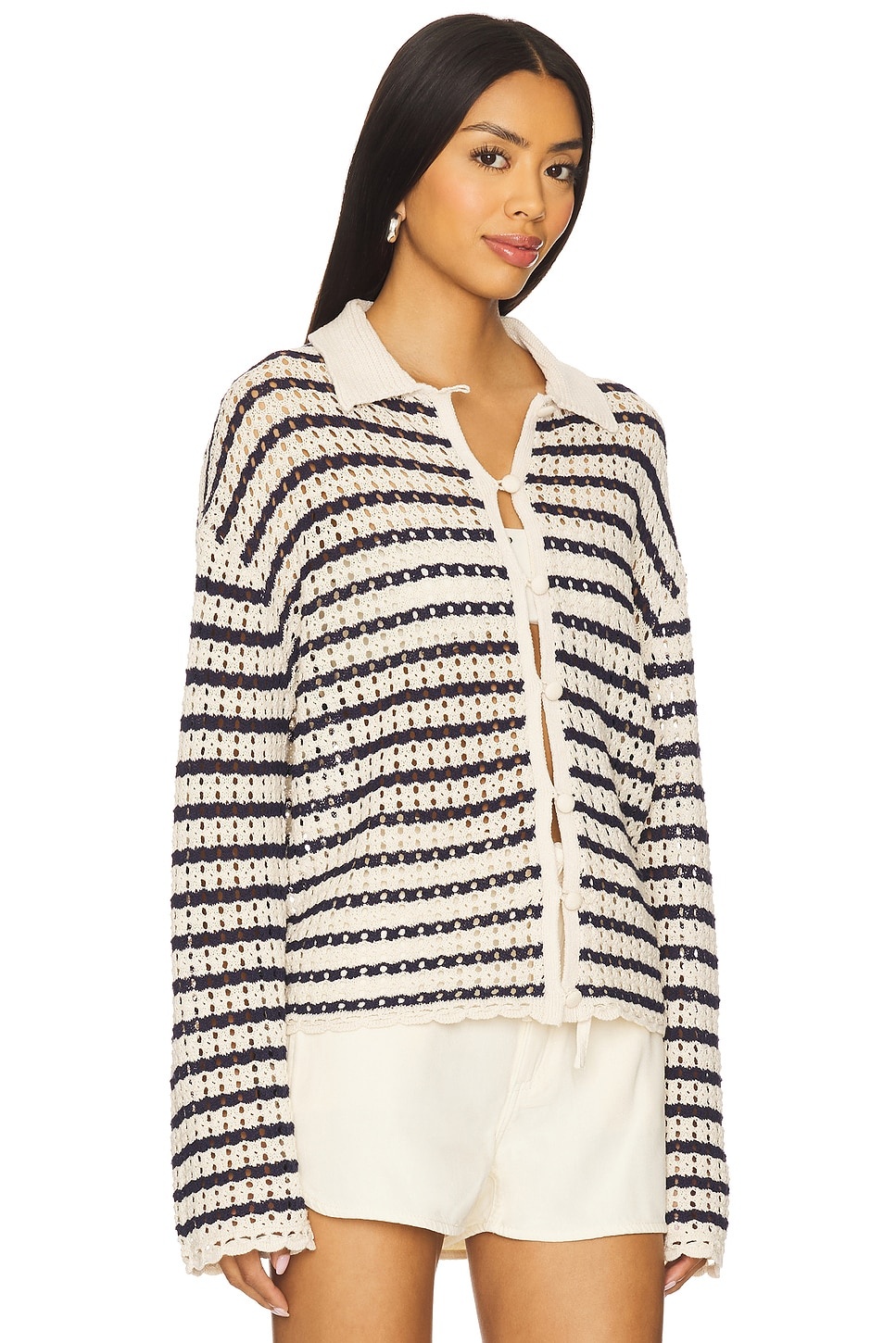 Khloe Stripe Cardigan - 2