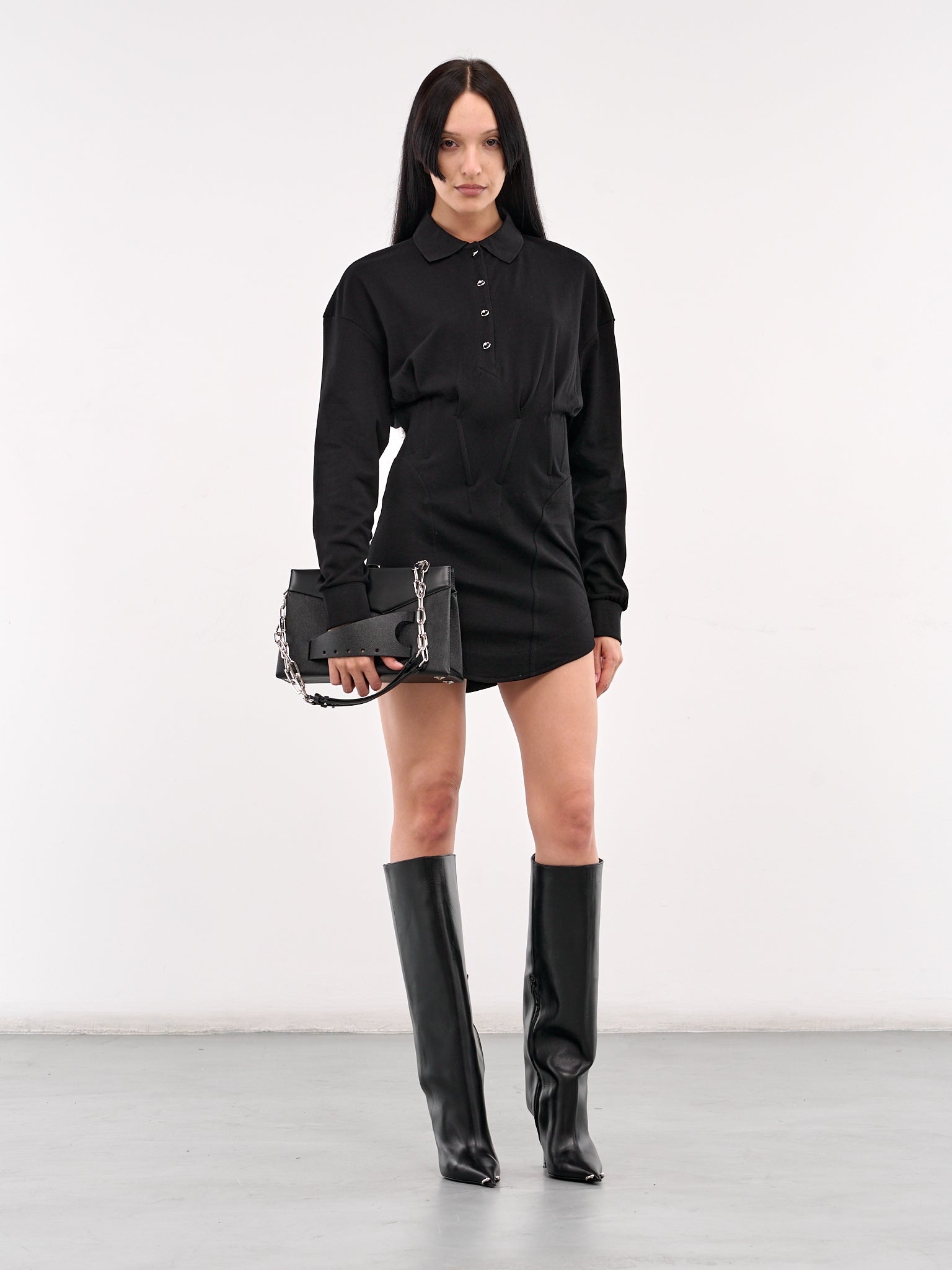 Corseted Polo Dress - 6