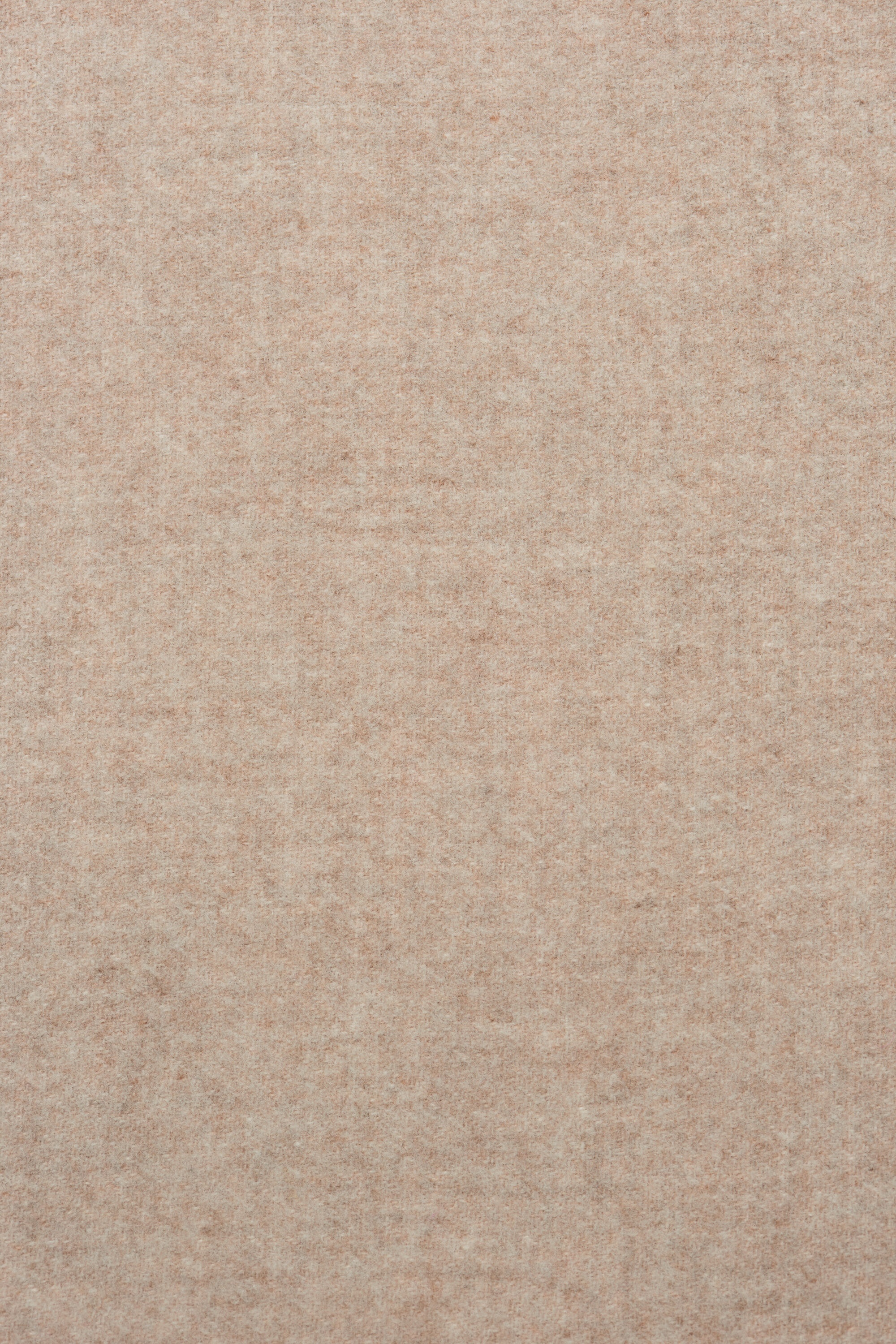 Fringe wool scarf - Oatmeal melange - 3