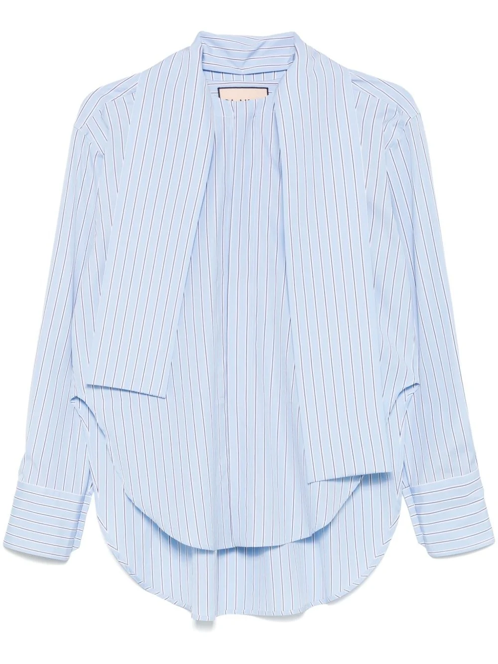 striped cotton shirt - 1