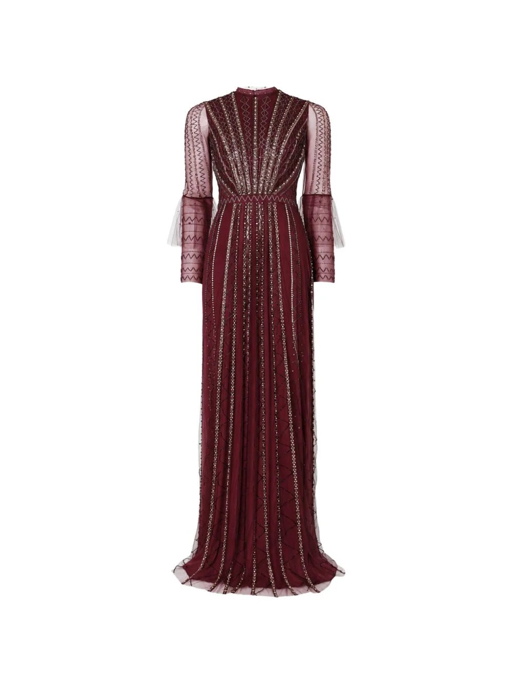 Sabel sequin-embellished maxi gown - 1