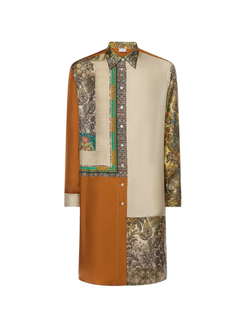 Aloe patchwork long-sleeve shirt 1