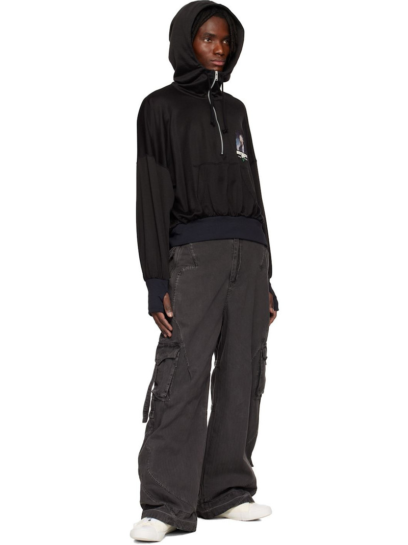 UNDERCOVER Black UC1E4807 Hoodie outlook