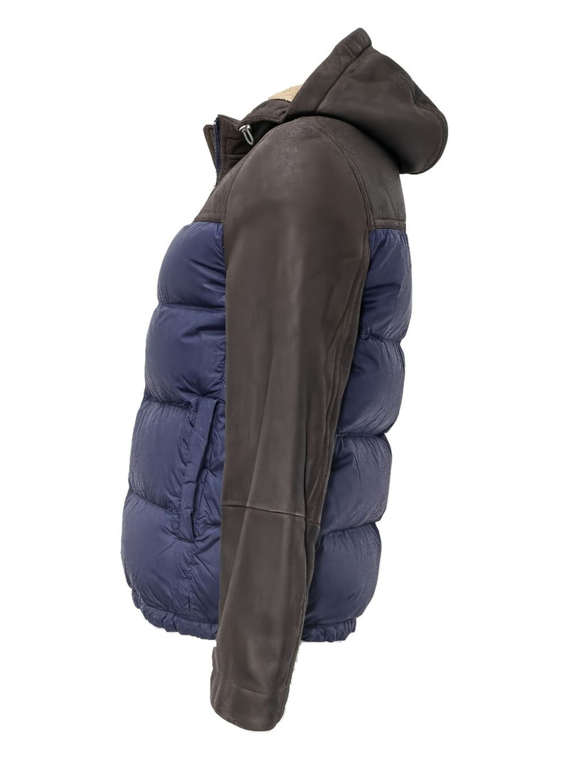 colour-block puffer jacket 5