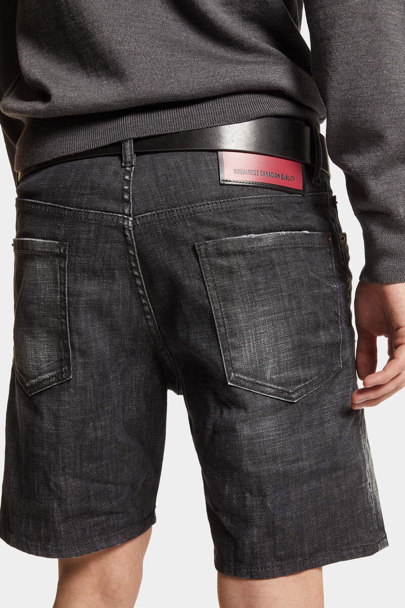 EASY DARK WASH MARINE SHORT JEANS - 5