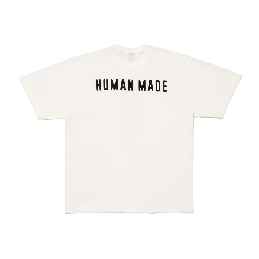 トップス human made REVERSIBLE T-SHIRT Human Made reversible cotton t-shirt Knitted white color with a