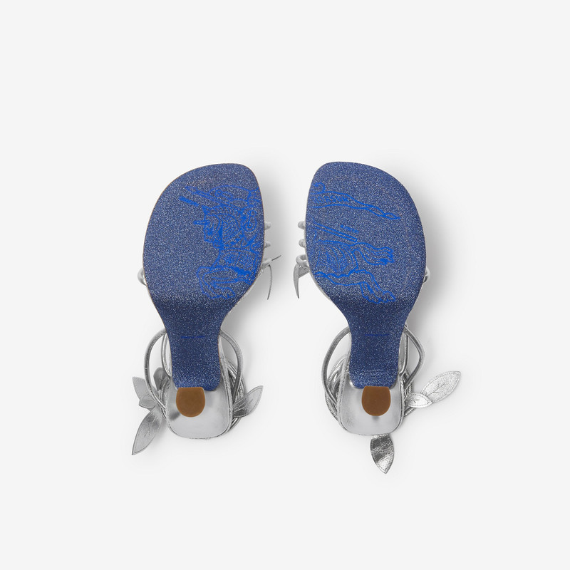 가죽 Ivy Flora Heeled 샌들 6