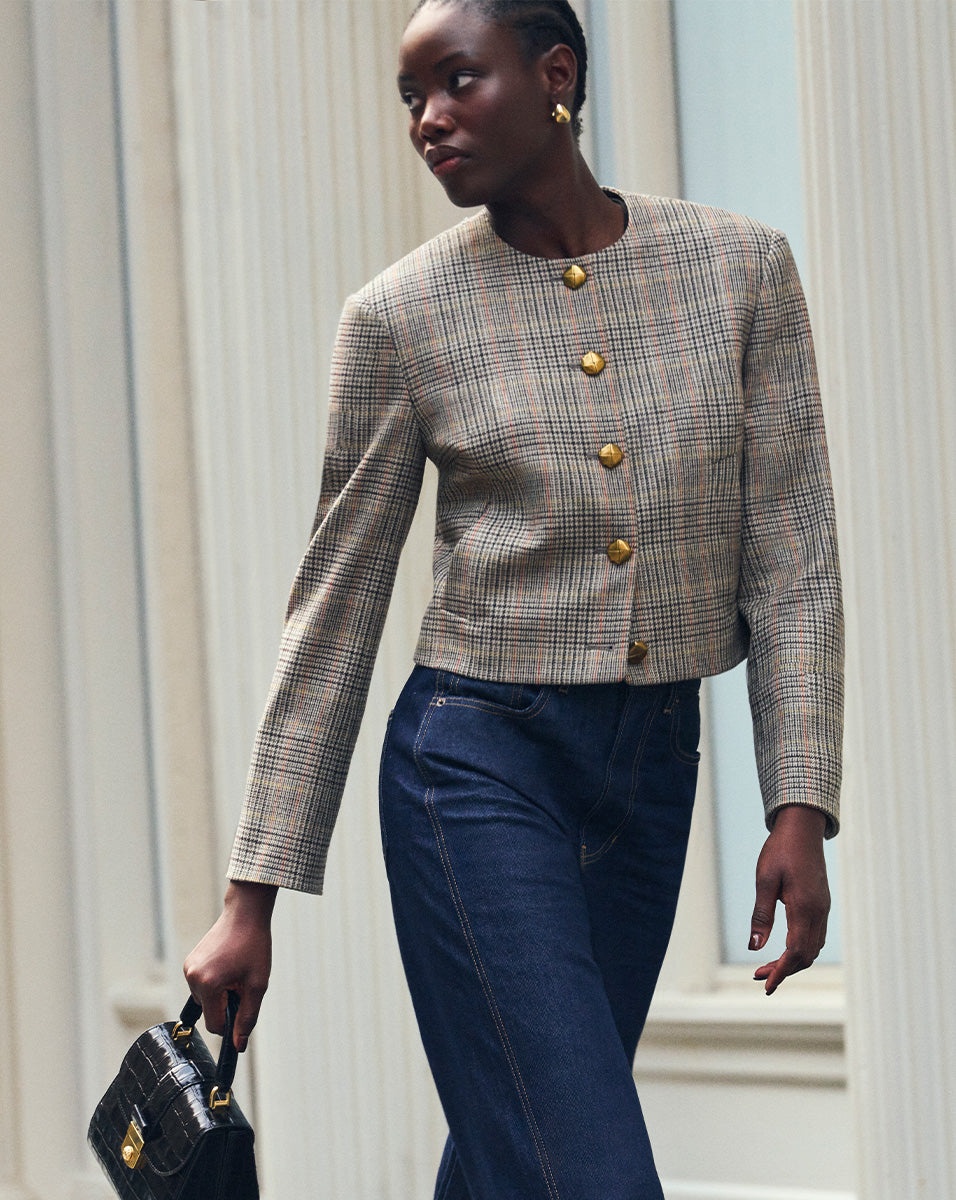 ANDREA PLAID JACKET - 7