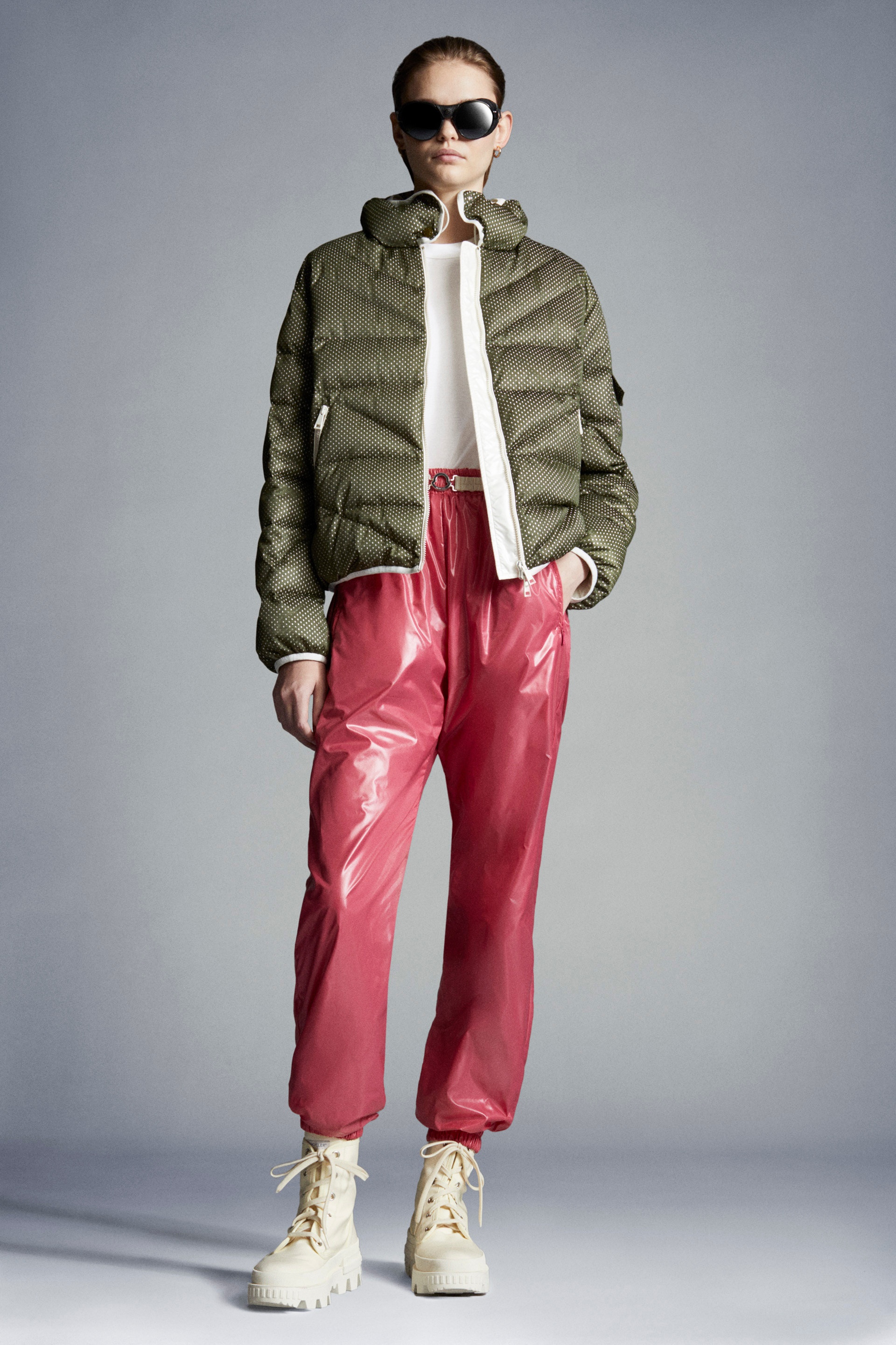 Glossy Nylon Sweatpants - 2