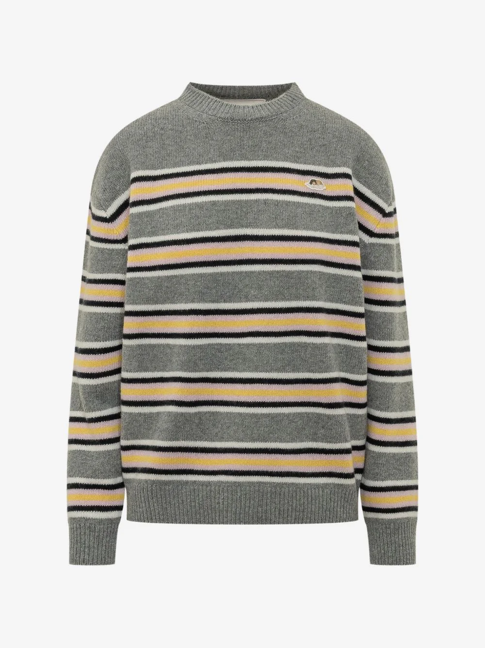 Angels-patch striped sweater - 1