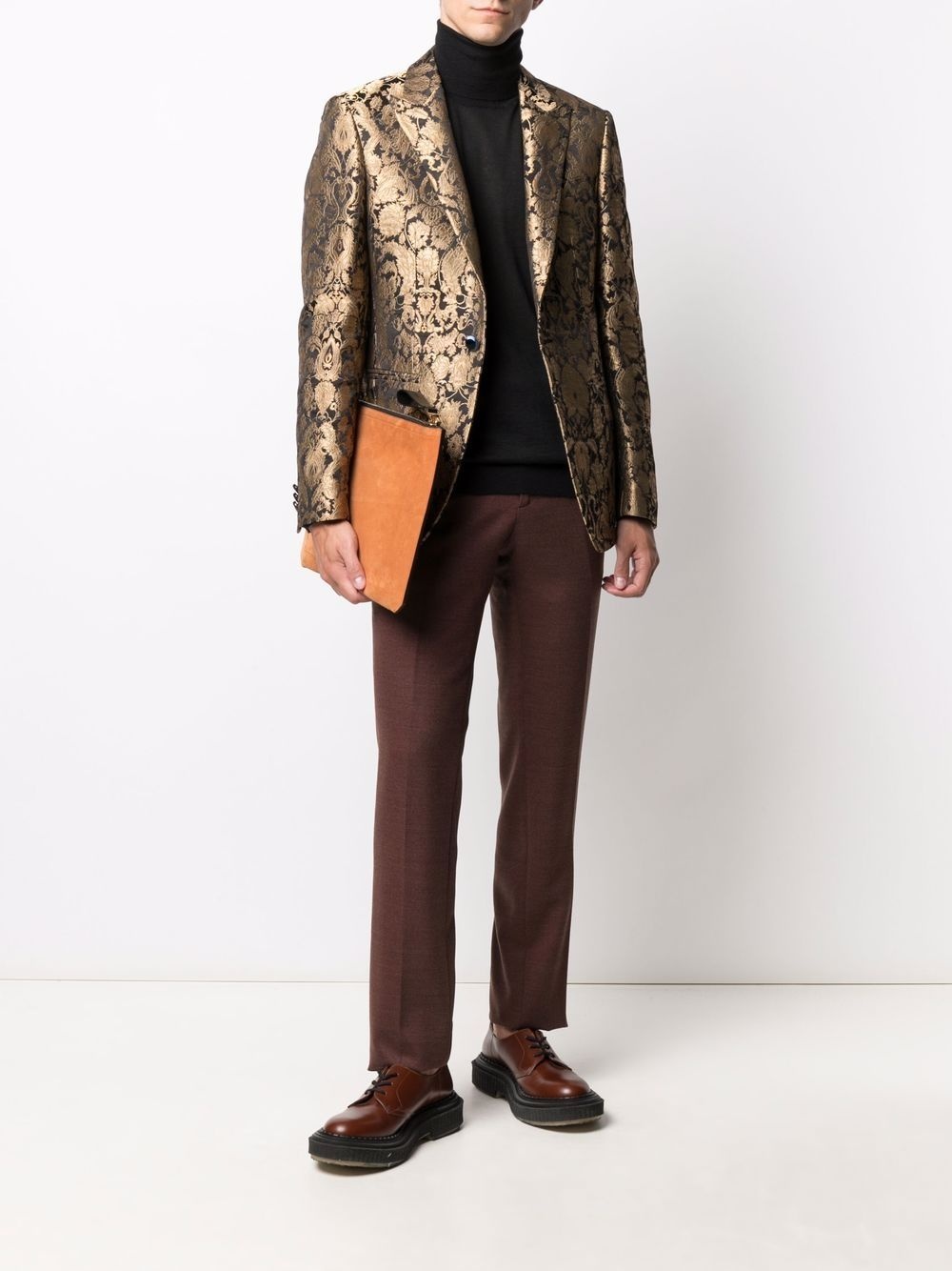 tailored jacquard jacket - 2