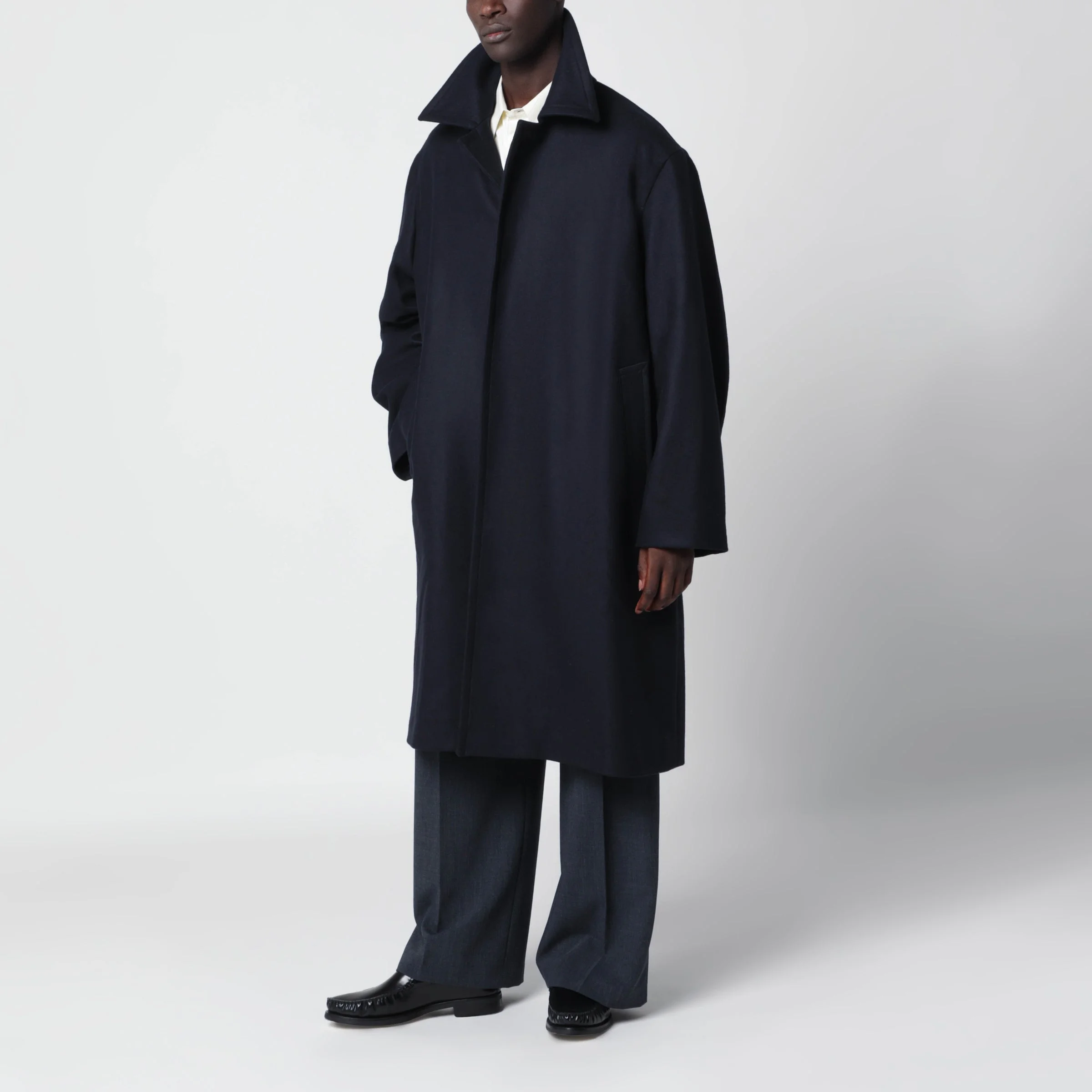 Ady navy wool coat - 1