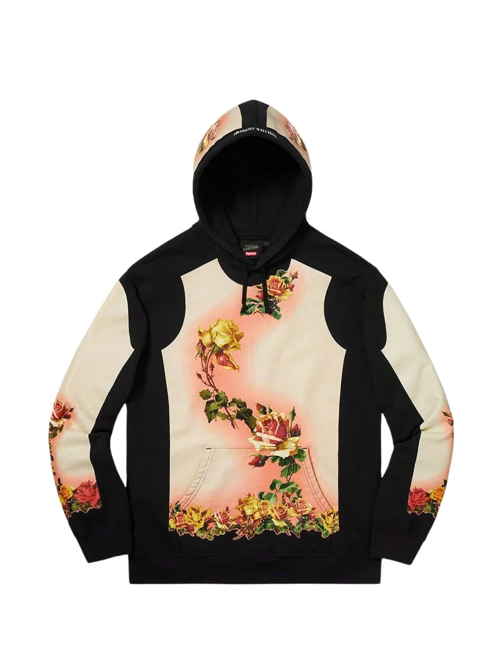 floral-print hoodie - 1