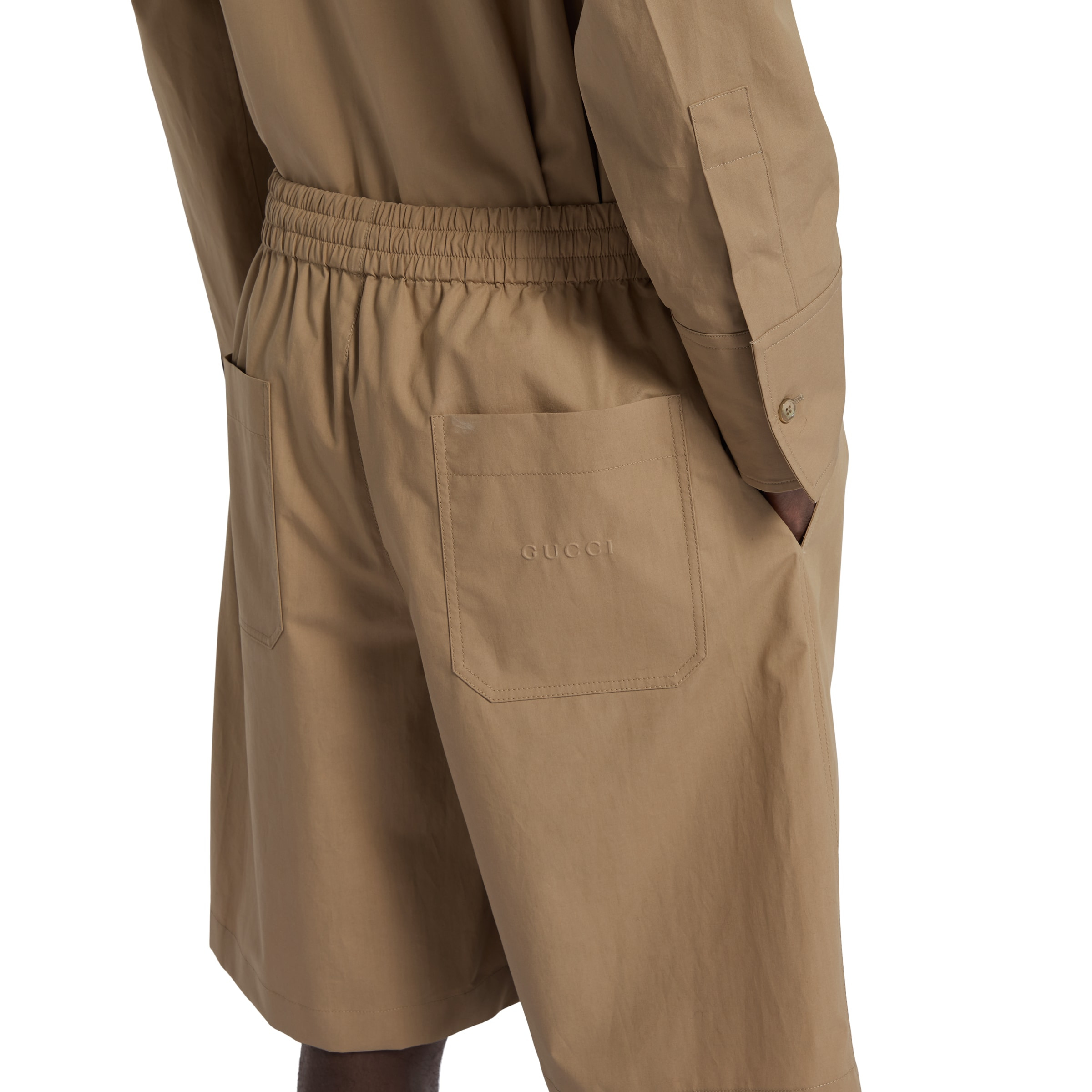 Cotton poplin shorts - 5
