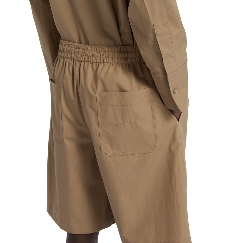 Cotton poplin shorts 5
