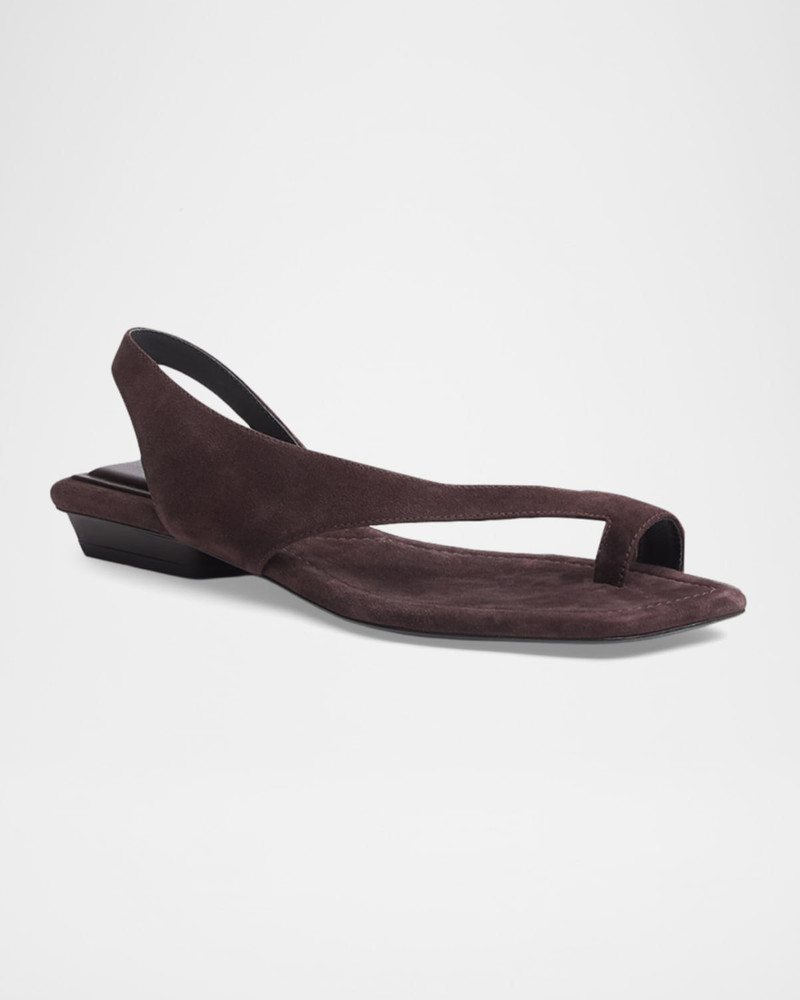rag & bone Liv Suede Flat Toe-Ring Sandals outlook