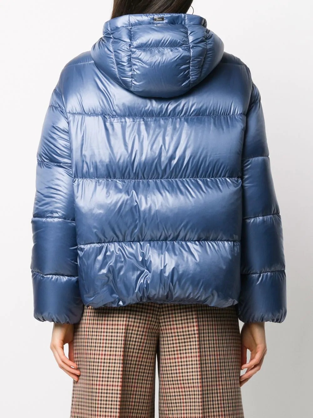 metallic quilted puffer jacket - 4