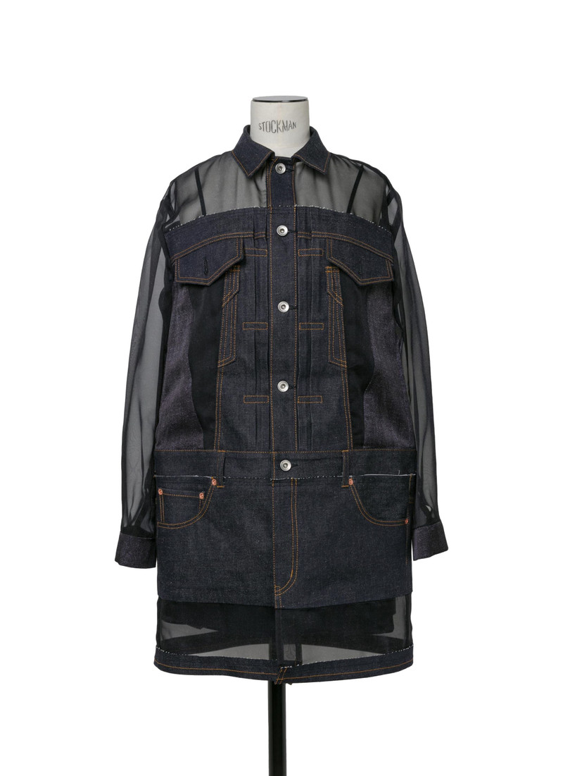 Denim Mix Dress 1