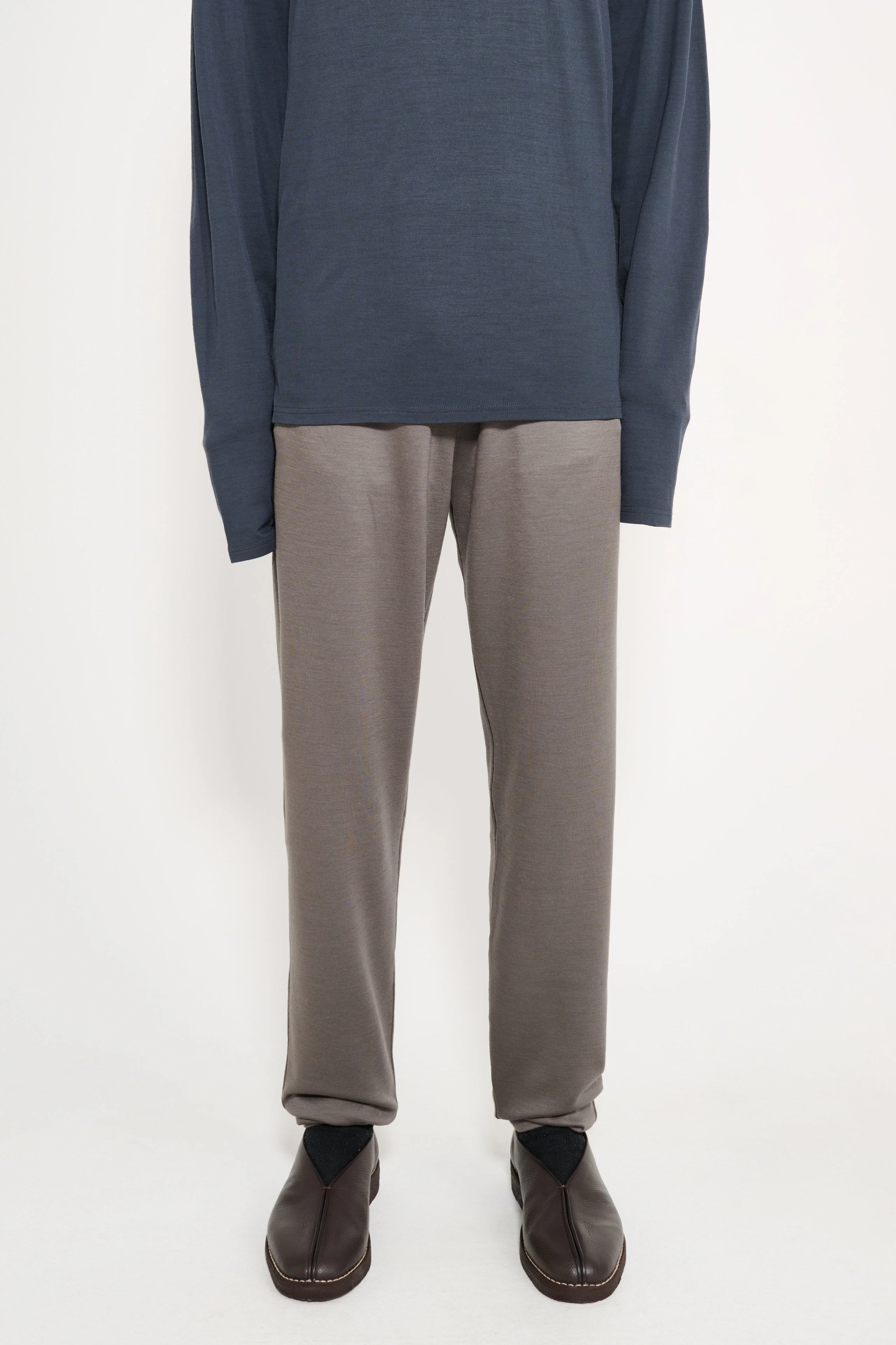 RIER POLAR JOGGING TROUSERS CAMOSCIO - 1