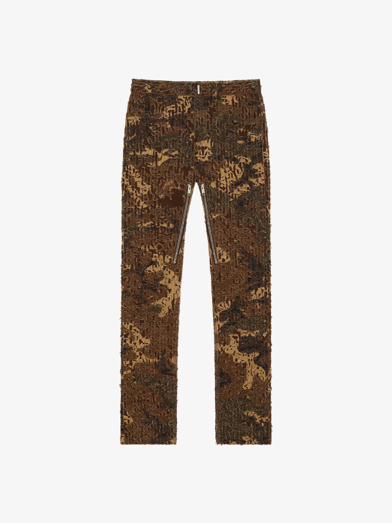 SLIM-FIT JEANS IN 4G DESTROYED DENIM 1