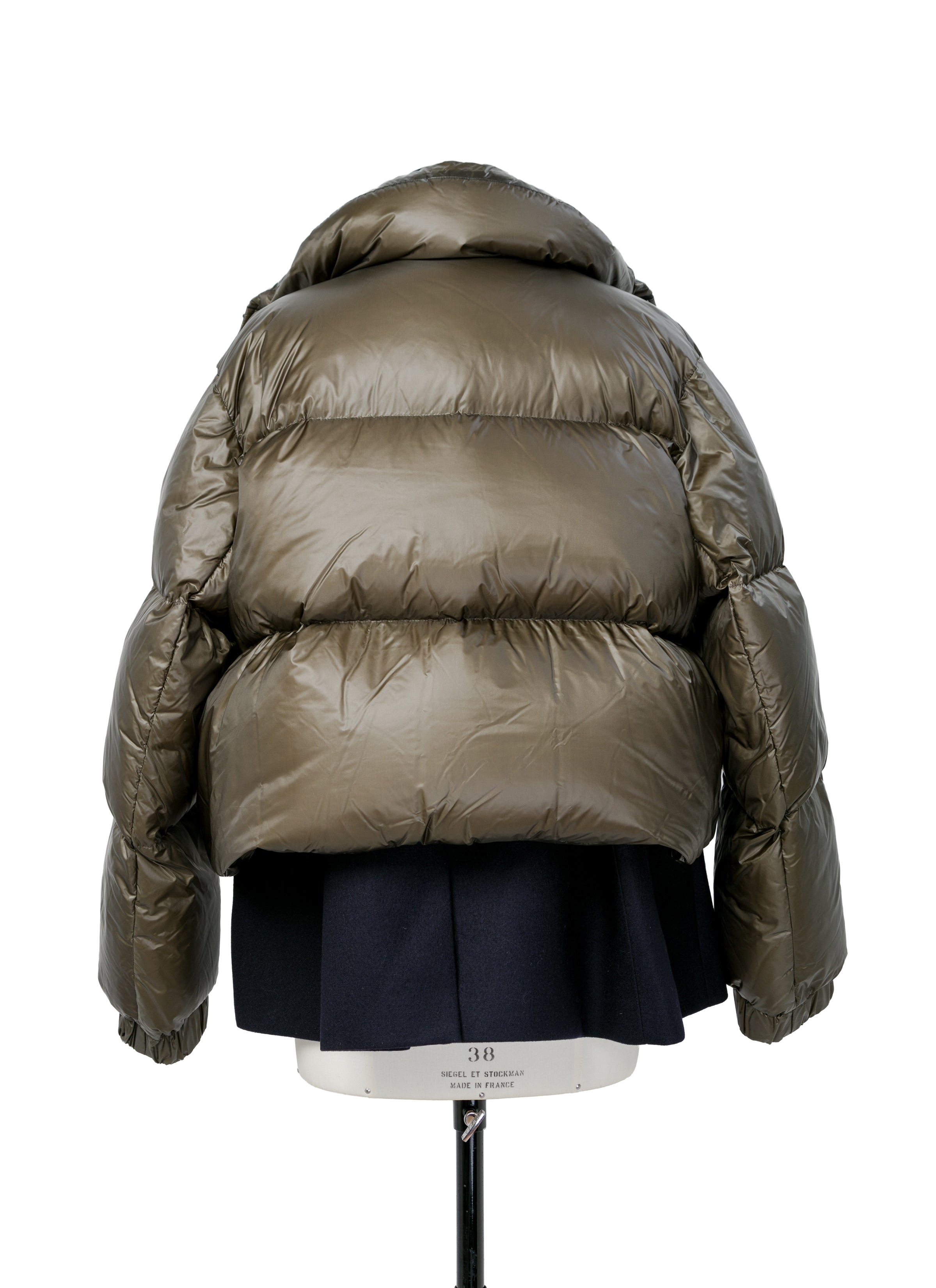 Wool Melton x Puffer Blouson - 5