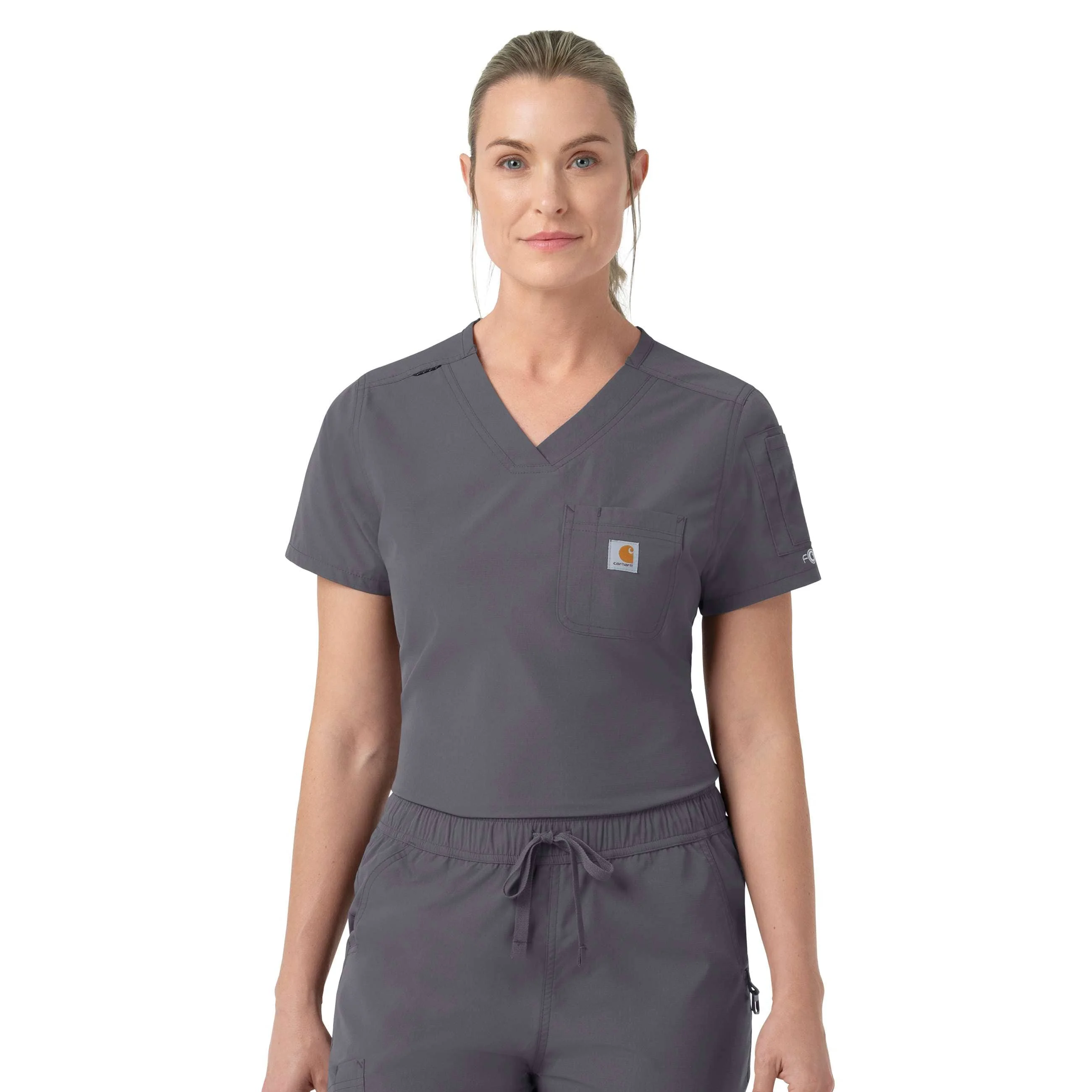 Women's Rugged Flex FLD Tuck-in Scrub Top - 1