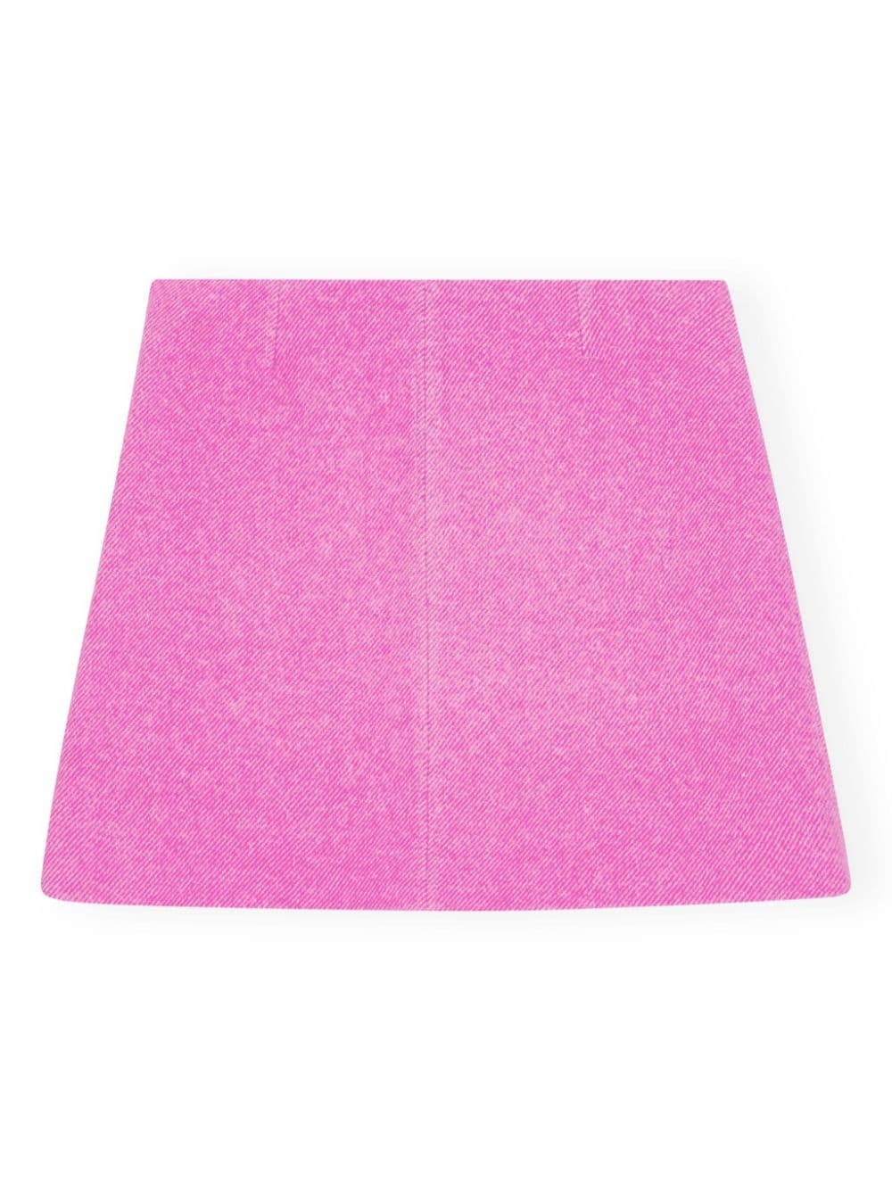recycled wool-blend miniskirt - 6