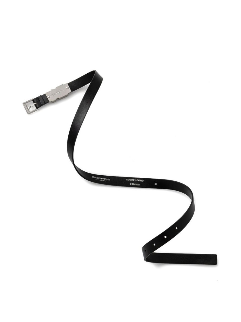 EMPORIO ARMANI logo leather belt outlook
