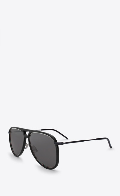 SAINT LAURENT sl 11 rimmed outlook