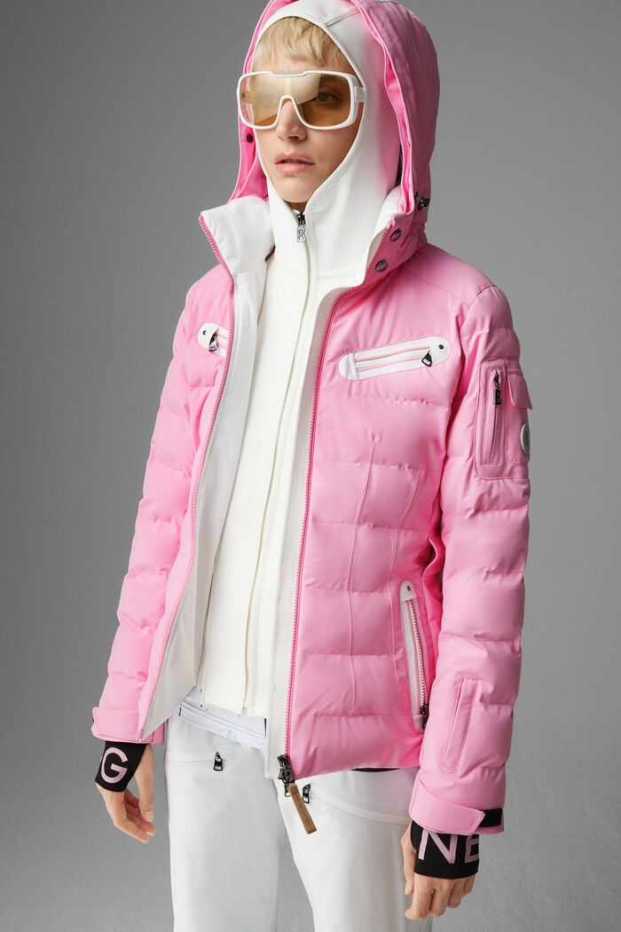 Ellya Ski jacket in Pink/White - 2