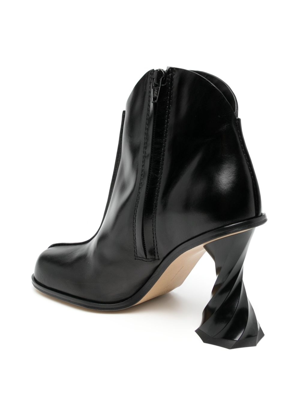 100mm twisted-heel boots - 3