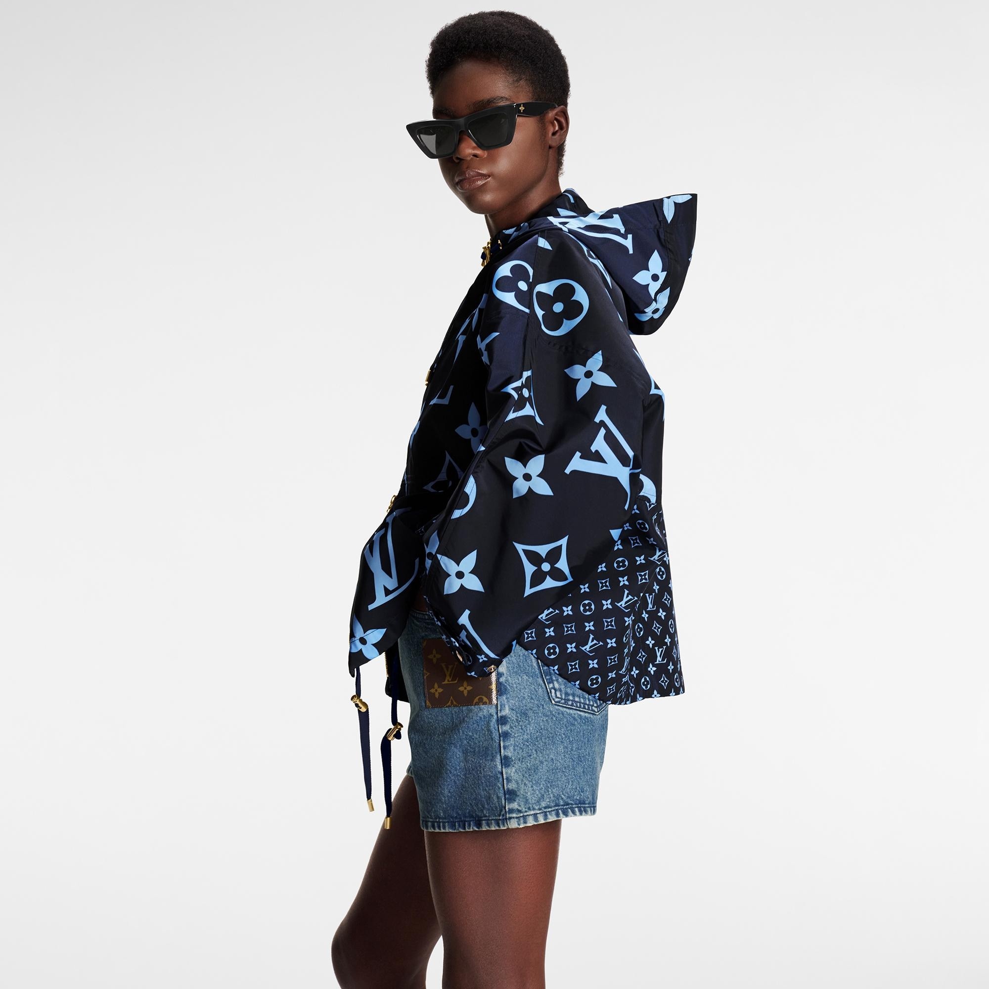 Midnight Monogram Hooded Parka - 5