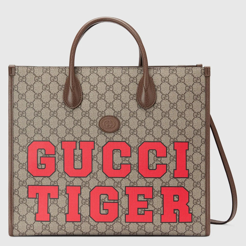 Gucci Tiger GG medium tote bag 1