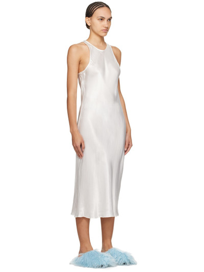 Song for the Mute White High Neck Midi Dress outlook