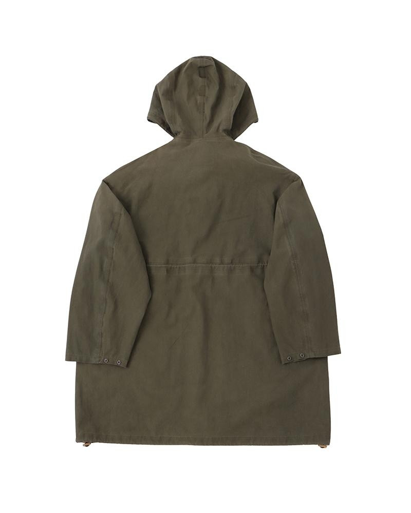 visvim CHINOOK PONCHO 3L DMGD OLIVE outlook
