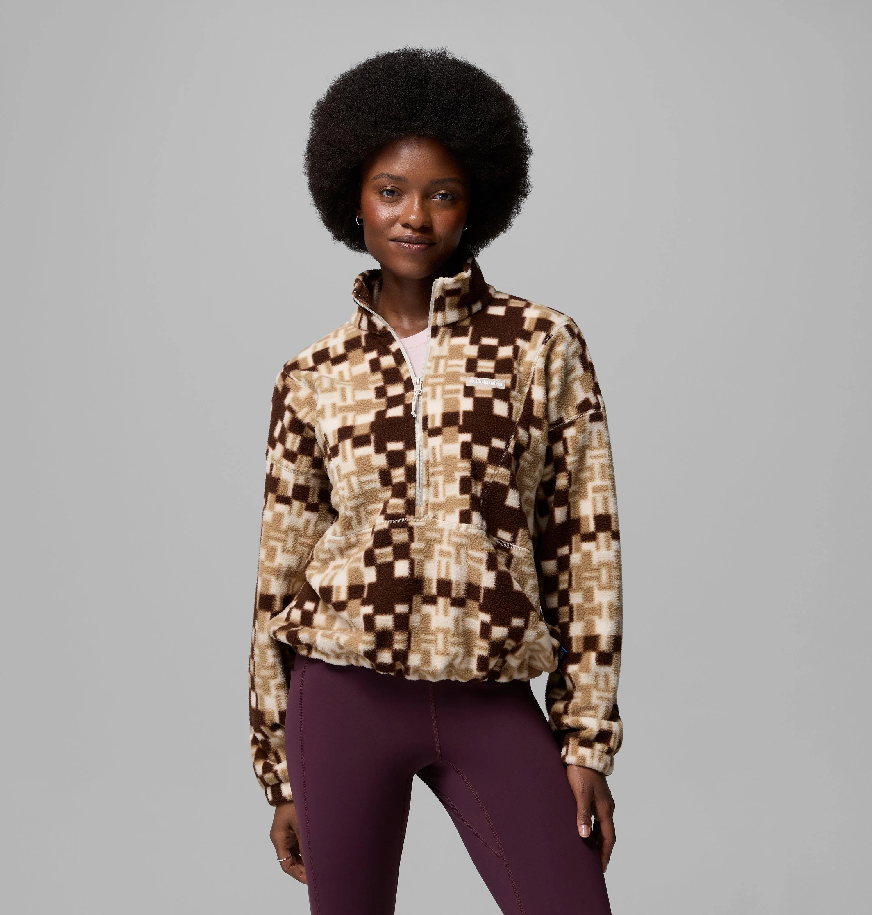 Women's Timber Meadow MTR Printed Fleece Half Zip - 1