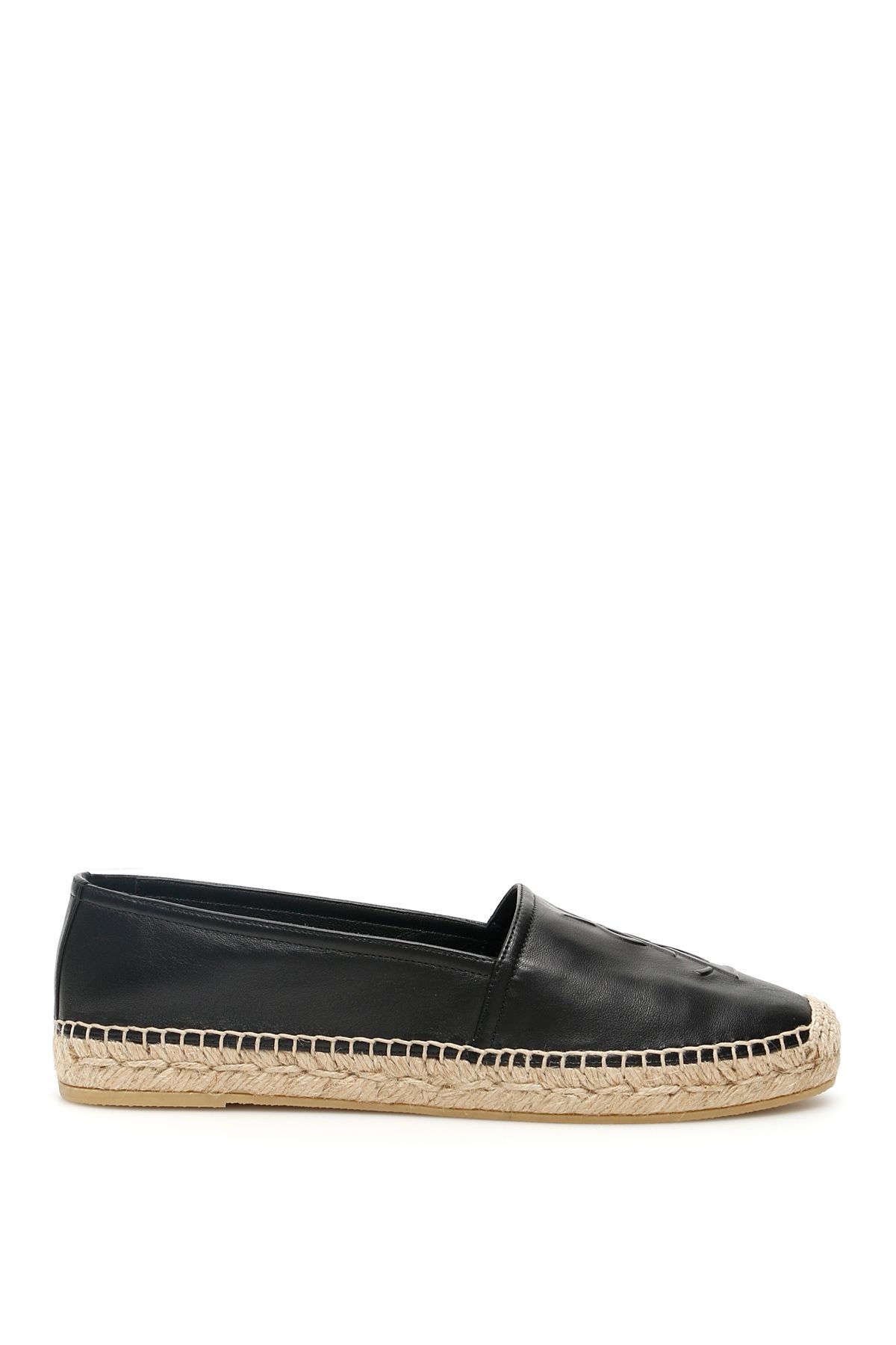 LEATHER MONOGRAM ESPADRILLES - 1