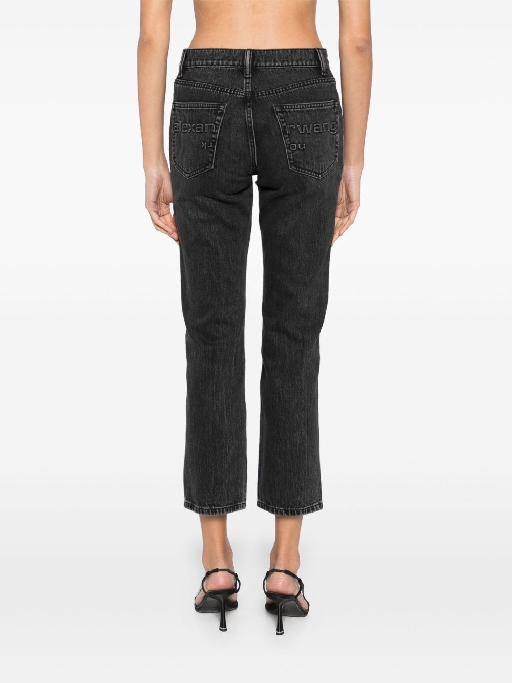Stovepipe high-rise jeans - 4