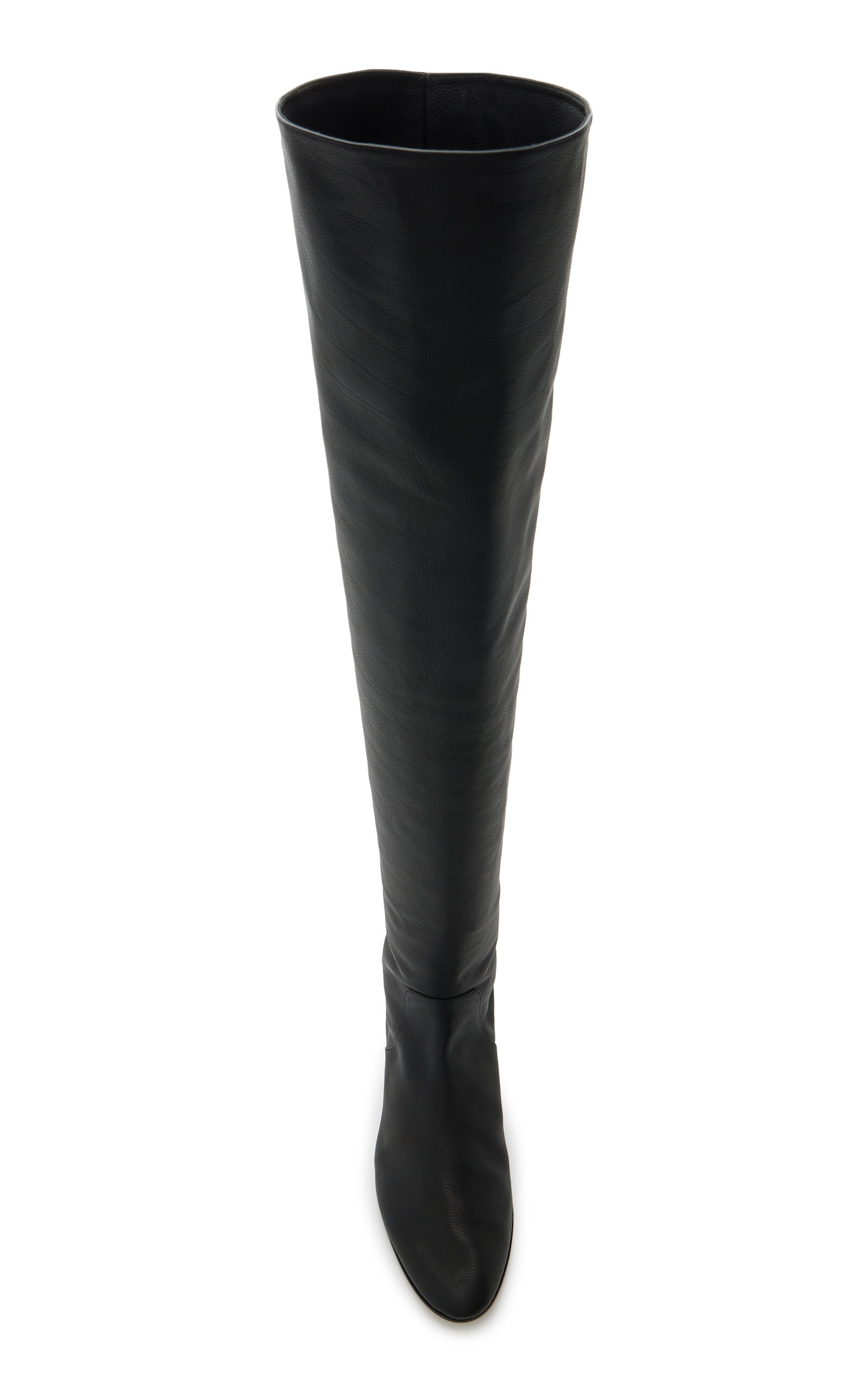 Awar Leather Over-The-Knee Boots black - 3