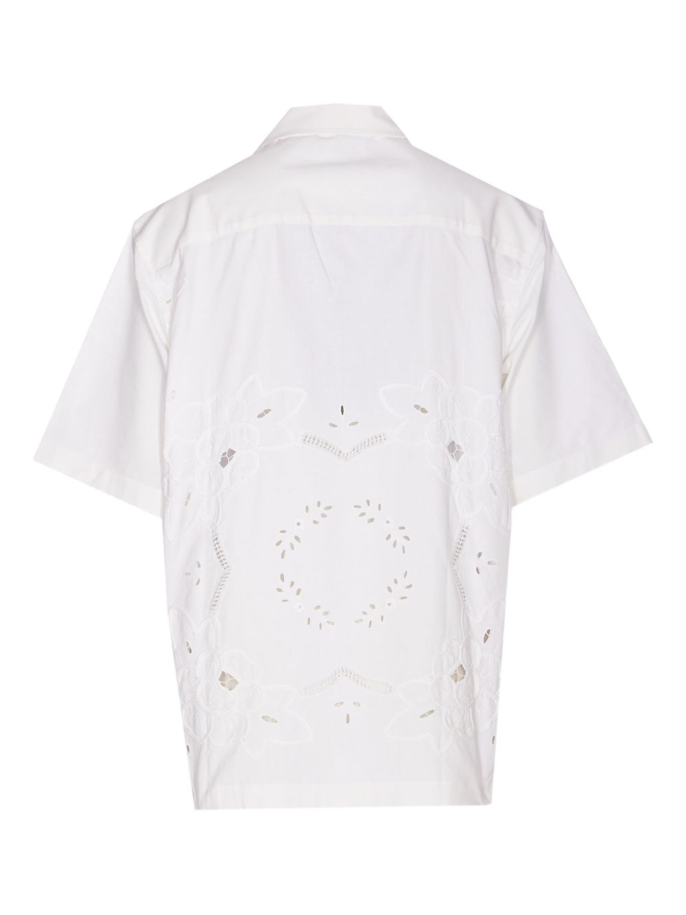 embroidered-detail shirt - 2