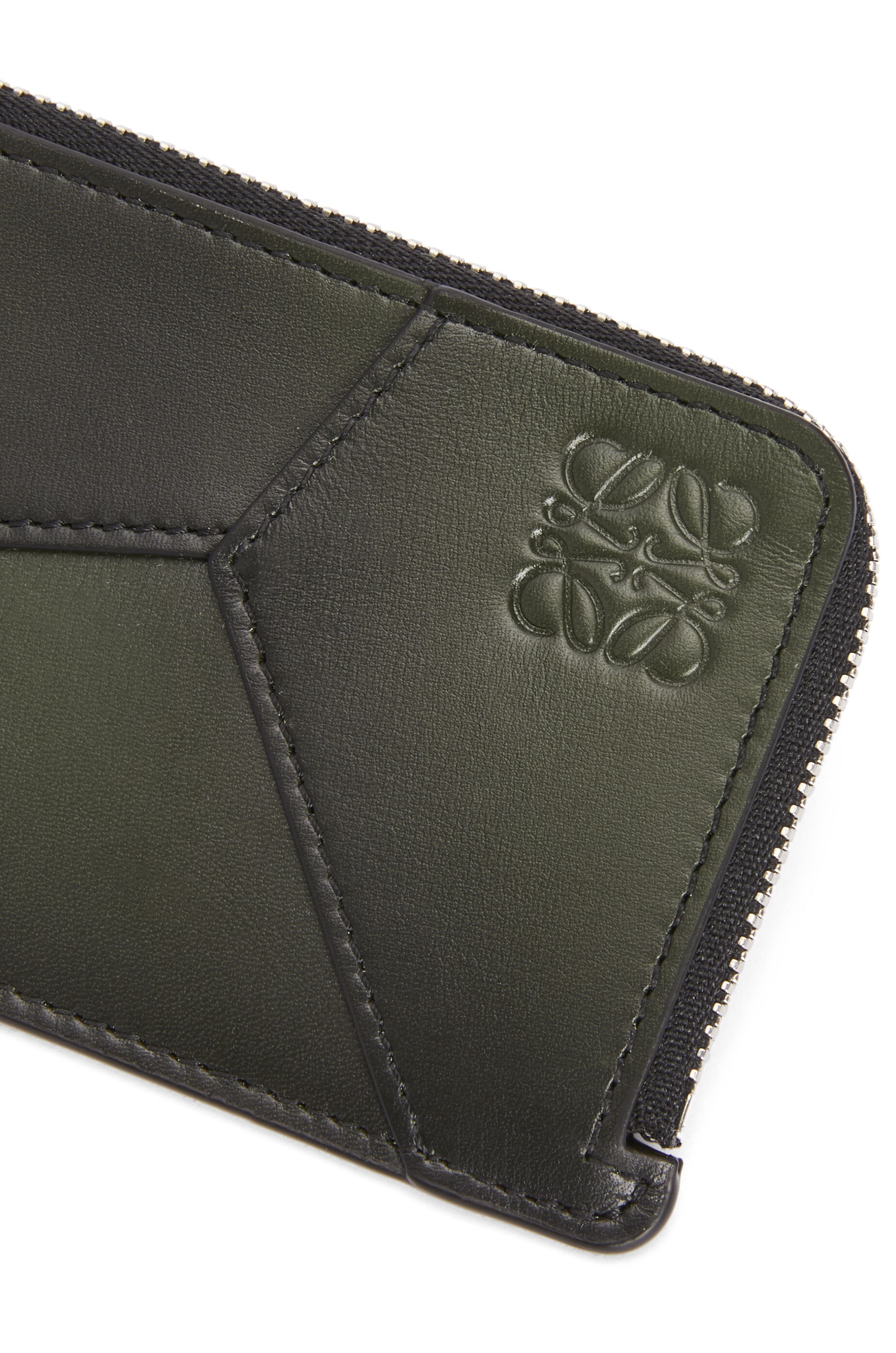 Puzzle coin cardholder in silk calfskin - 4