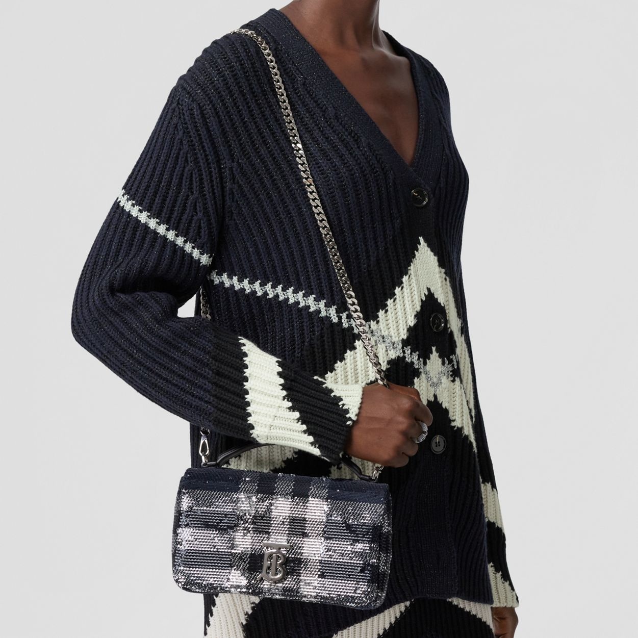 Sequinned Check Small Lola Bag – Exclusive Capsule Collection - 10