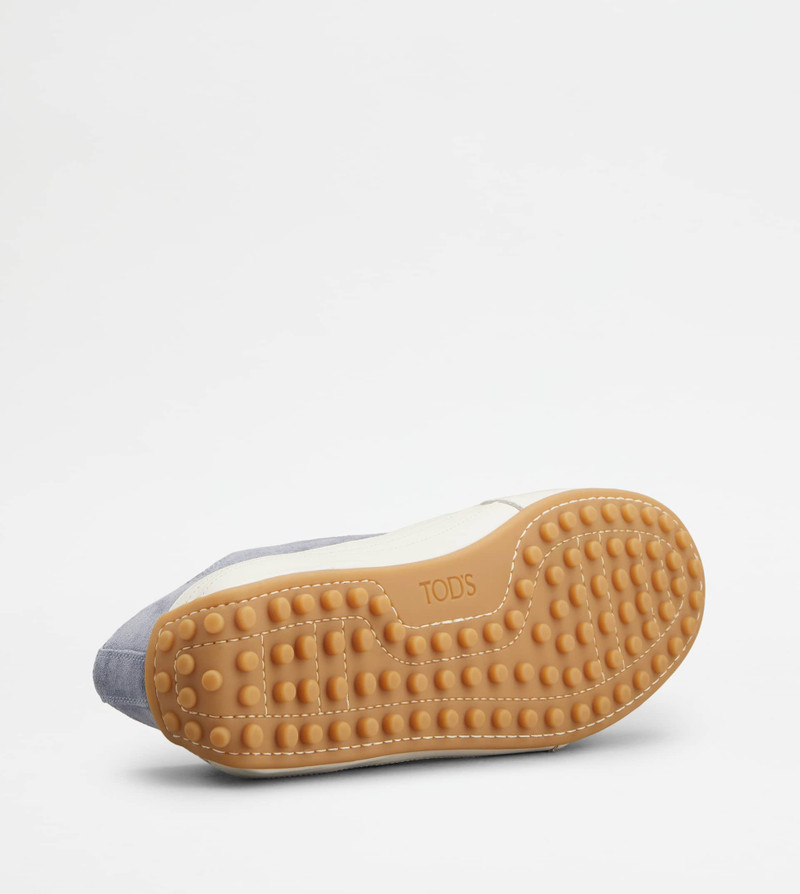 SNEAKERS IN SUEDE - LIGHT BLUE 4