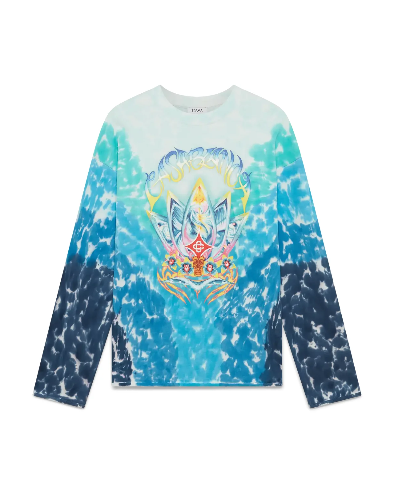 Surf Lotus Tie Dye Long Sleeve T-Shirt - 1