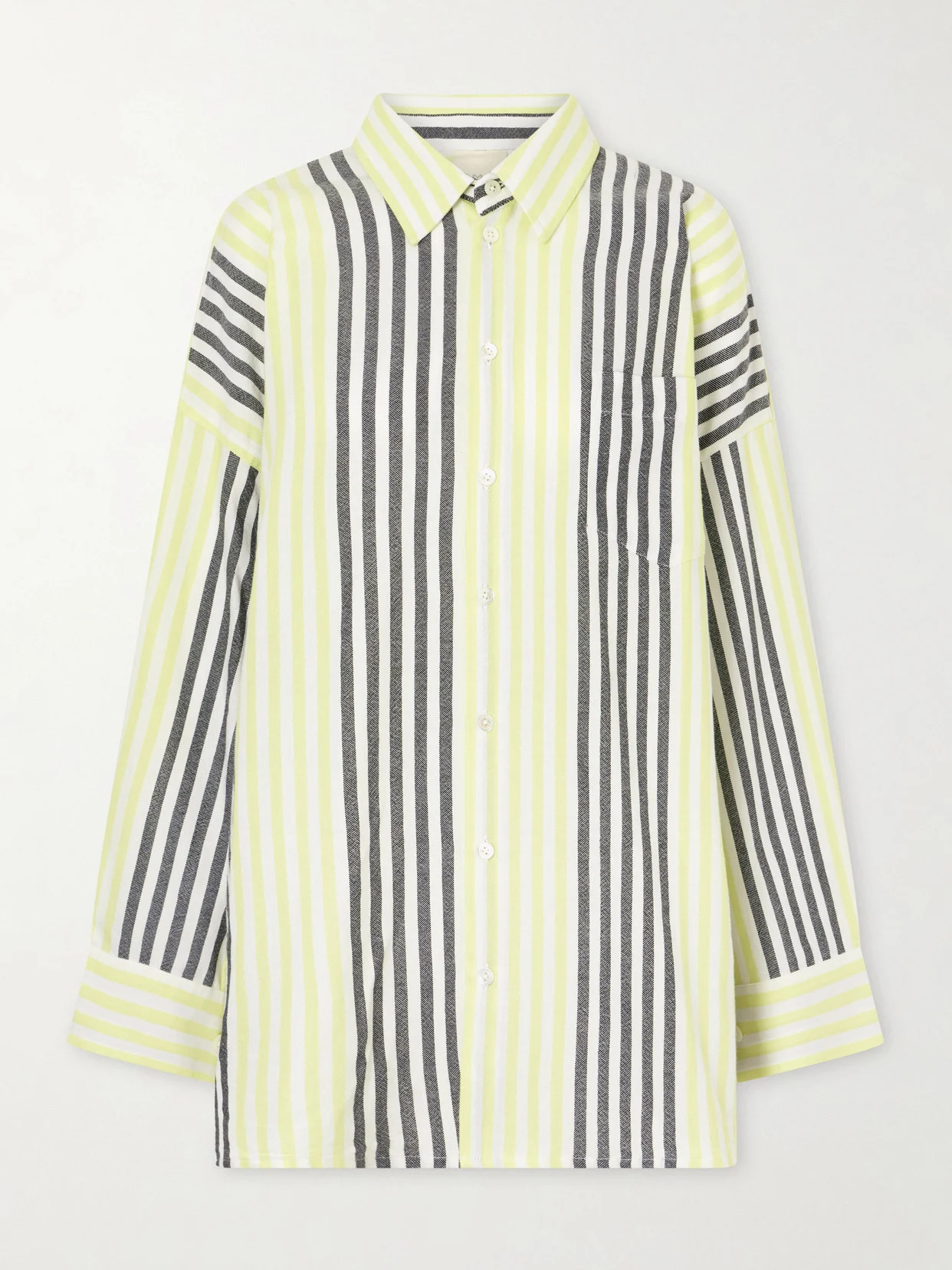 Striped Cotton Shirt - 1