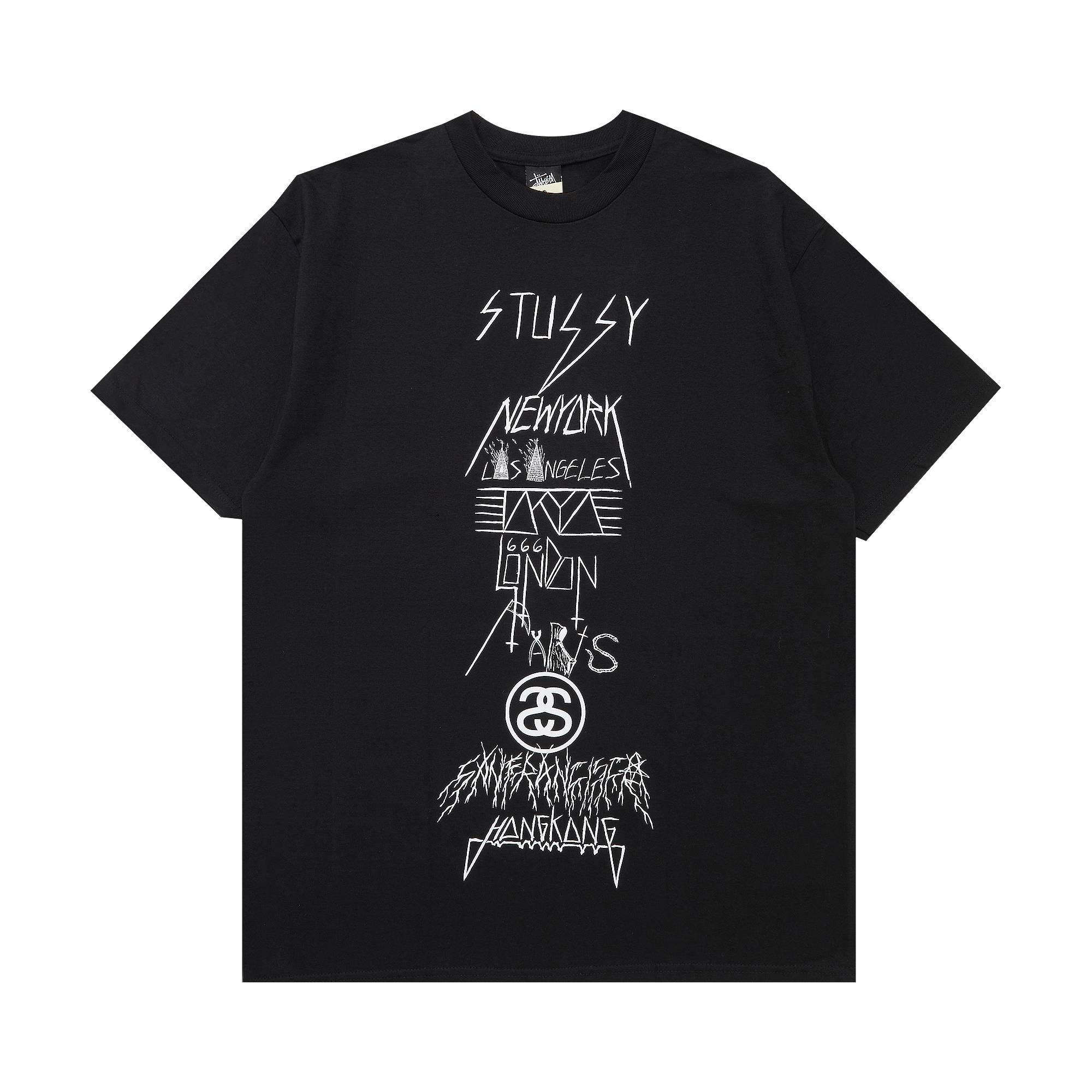 Stussy Gear Evil World Tour Tee 'Black' - 1