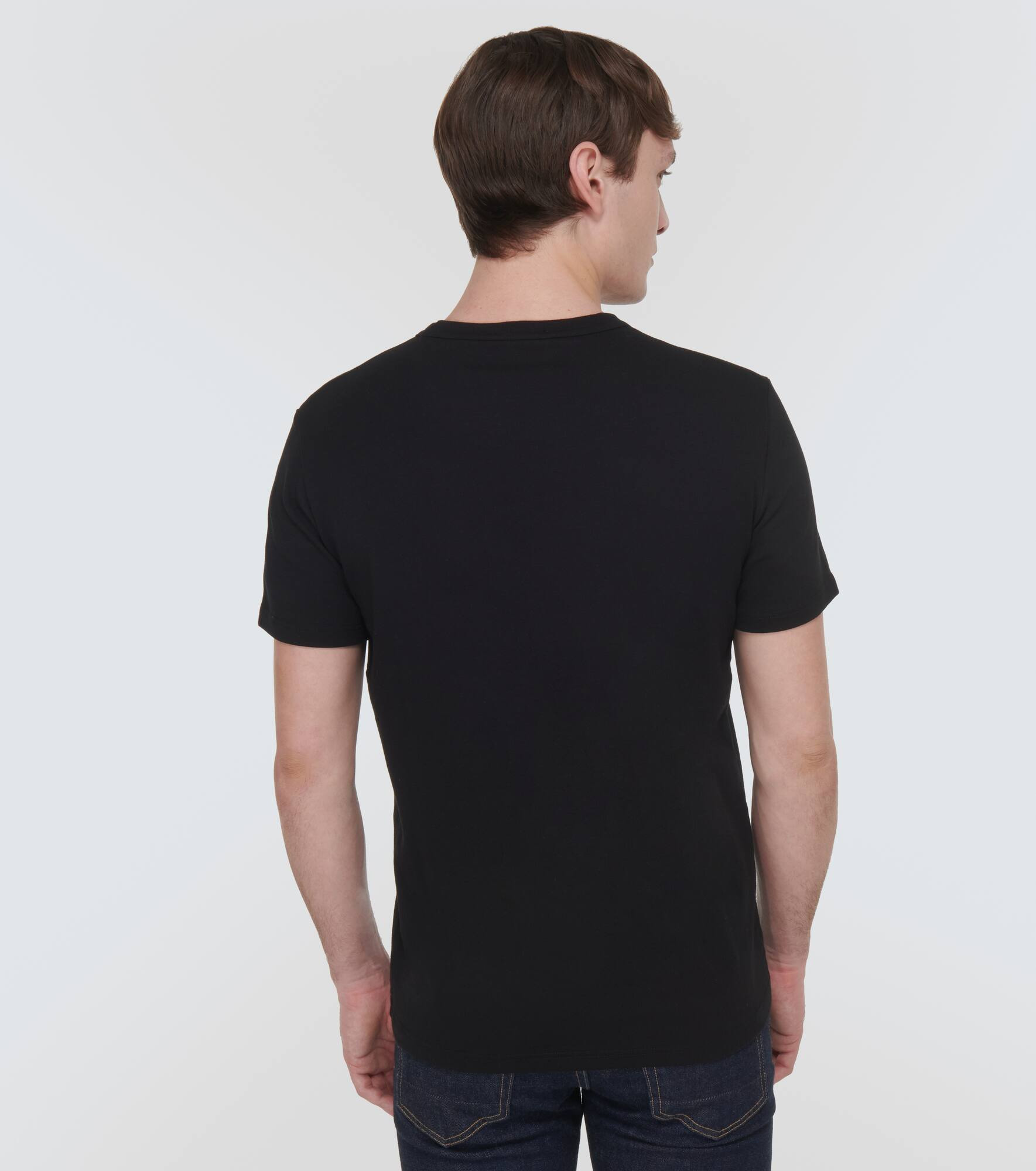 Cotton crewneck T-shirt - 4